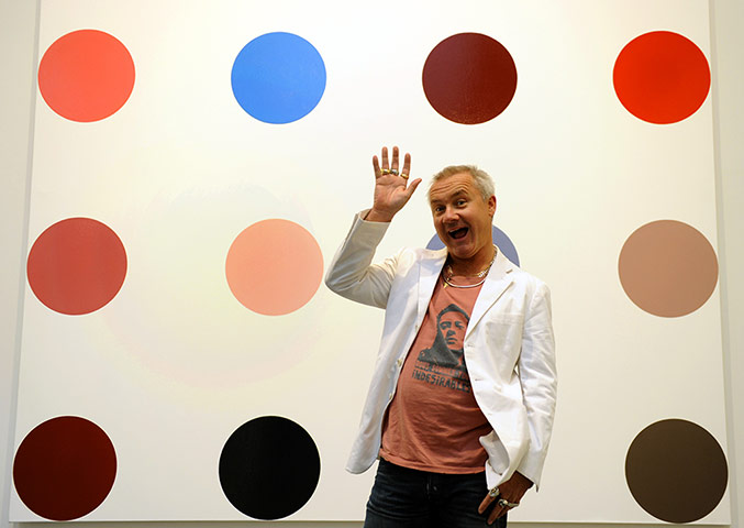 Hirst at Gagosian Gallery: Artist  Damien Hirst 