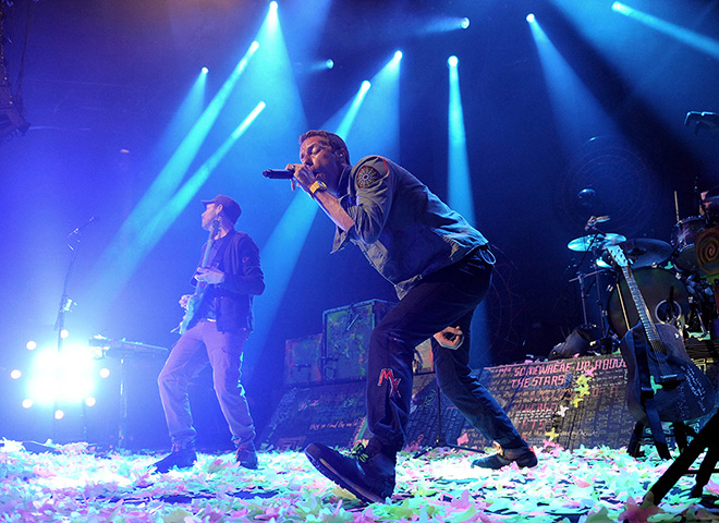 Brit Award nominees: Coldplay in concert at iTunes Festival