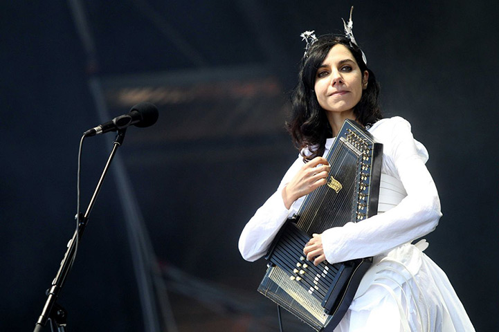 Brit Award nominees: PJ Harvey at the Main Square Festival in Arras, France