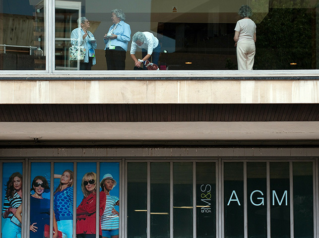 Week in business: Marks and Spencer's shareholders at the Royal Festival Hall in London