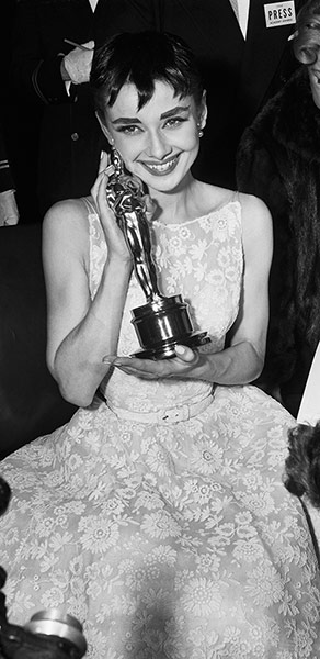 In 1954 Audrey Hepburn was nominated for a best actress Oscar for Roman 