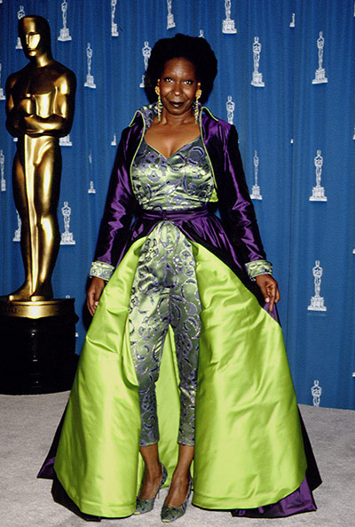 10 best: awards dresses: Whoopi Goldberg