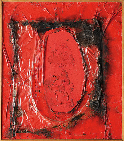 Alberto Burri: Red Plastic, 1961