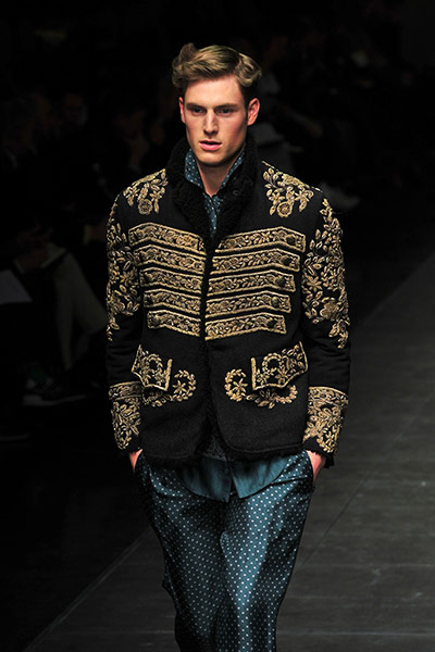 Milan Fashion: Dolce & Gabbana Fall-winter 2012-2013 Menswear collection