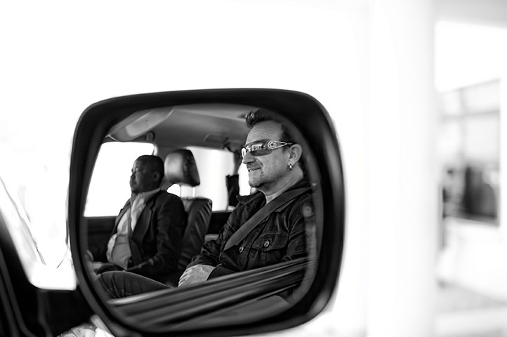 Bono in Ghana: Bono travelling from Tamale to Kpasenkpe 