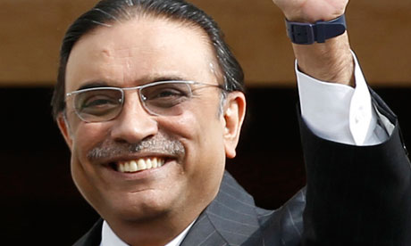 Pakistani President Asif Ali Zardari