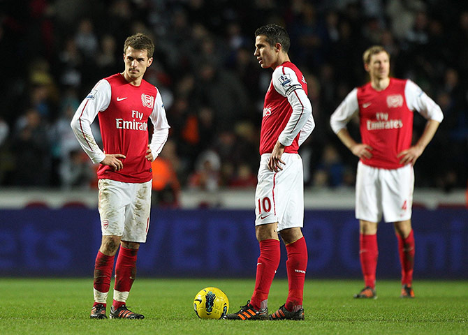 football..: Soccer - Barclays Premier League - Swansea City v Arsenal - Liberty Stadium