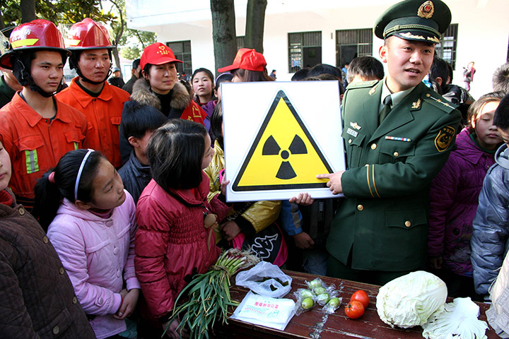 China environmental year: Chinese students learn about radiation awarenes