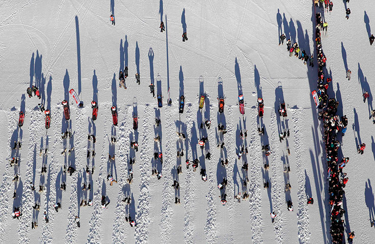 Sled dog race : La Grande Odyssee sled dog race
