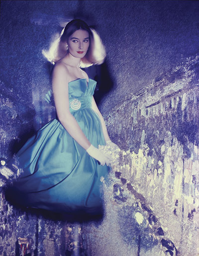 Norman Parkinson: Transparency from Vogue UK March 1960 of Tania Mallet 