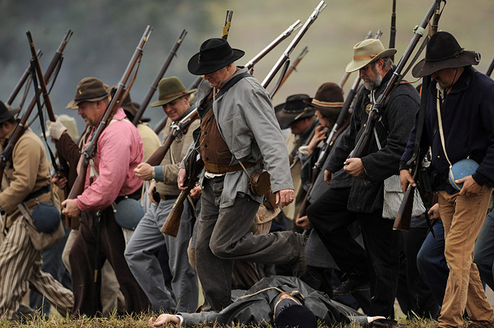 FTA: Michael Reynolds: Civil War reenactors portraying pro-South troops and militia
