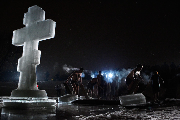 Orthodox Epiphany: Moscow, Russia