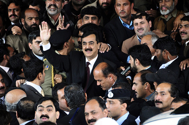 24 hours in pictures: Islamabad, Pakistan: Prime minister Yusuf Raza Gilani 