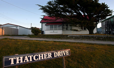 A house at Thatcher Drive, Falklands