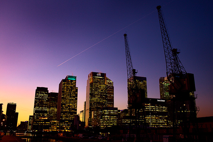 Week in Business: London's financial district Canary Wharf
