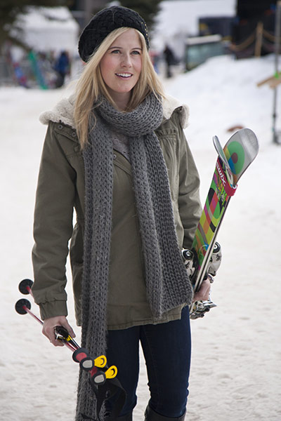 Sarah Burke: 30 January 2011: Sarah Burke at the Winter X Games in Aspen
