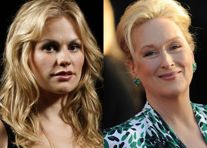 Anna Paquin and Meryl Streep