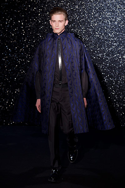Paris Fashion Menswear: Mugler menswear autumn/winter 2013 show at Passage du Desir