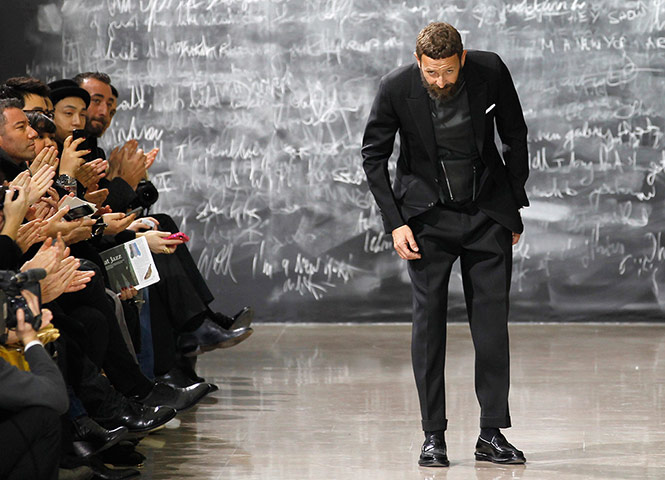 Paris Fashion Menswear: Italian designer Stefano Pilati for Yves saint Laurent