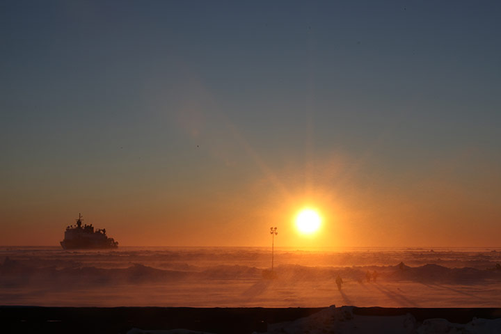 24 hours in pictures: Coast Guard deliver fuel to remote Alaskan town