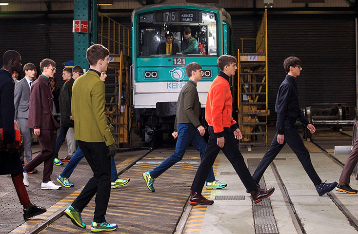 Paris Fashion: FASHION-FRANCE-MEN-KENZO