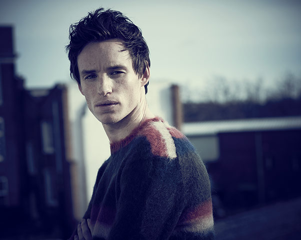 Eddie Redmayne: Mohair jumper