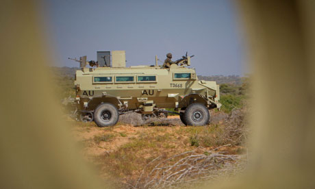 Armoured personnel carrier in Somalia