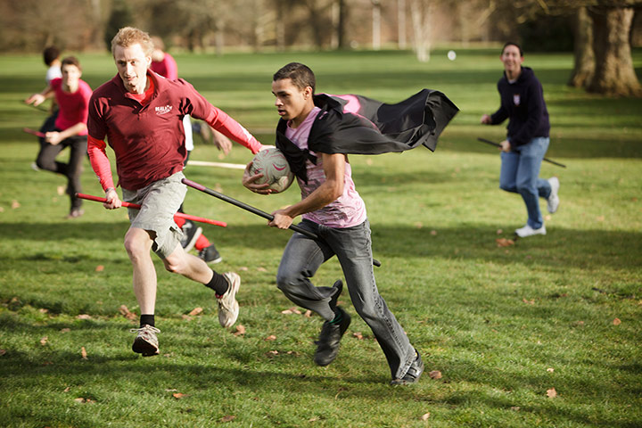 Muggle Quidditch: University of Oxford students play Muggle Quidditch