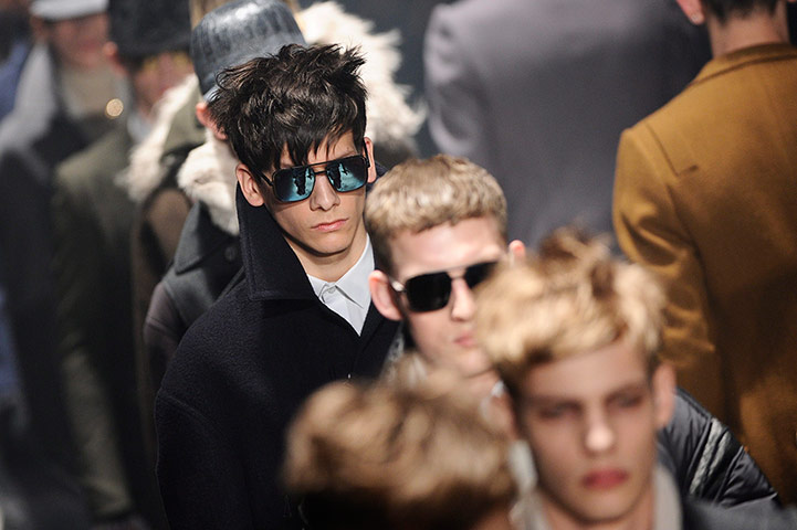 Paris Menswear: Models present creations by Lanvin
