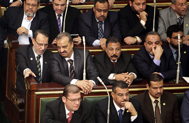 Eyptian Parliament: Egypt Holds first Parliament Session