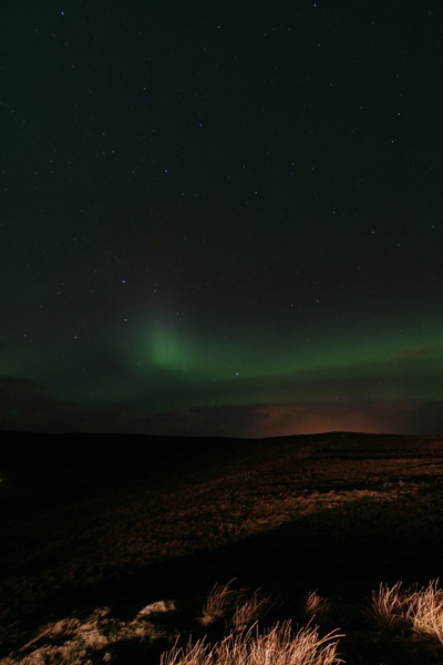 Northern lights from Voe, Shetland, by Stuart Duncan