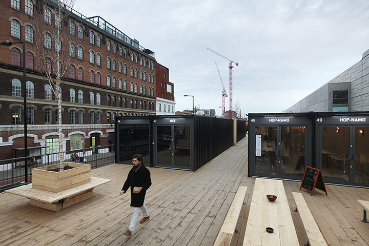 Redchurch Street: A shopper at Boxpark