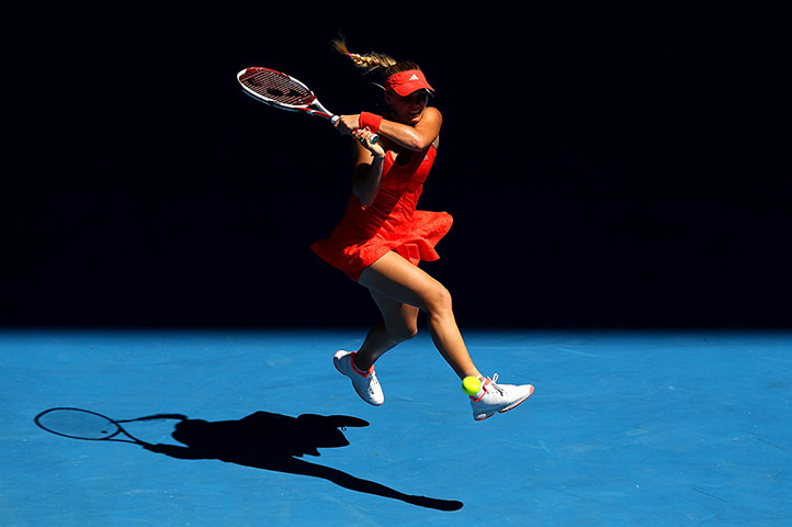 Aussie Open day 9: Caroline Wozniacki returns to Kim Clijsters at the Australian Open