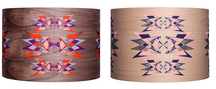 Surface pattern: Design Bark lampshade