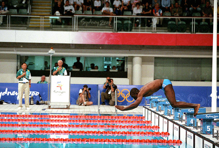 Eric the eel: Swimming - Sydney 2000 - Eric Moussambani