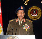 Egyptian field marshal Mohamed Hussein Tantawi