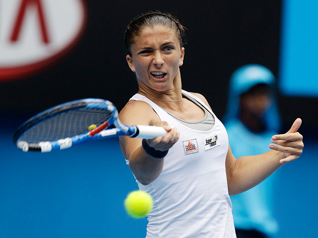 Australian Open day 10: Sara Errani return