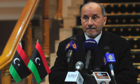 Mustafa Abdel Jalil, chairman of the Libya's National Transitional Council