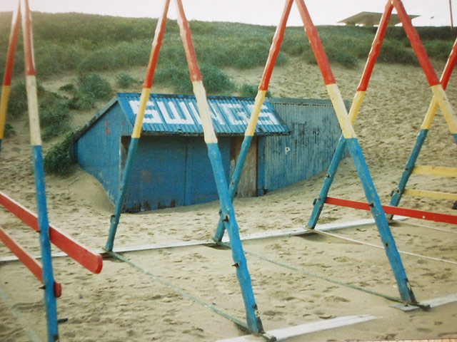 In pictures: missing: Missing swingboats at Tynemouth beach