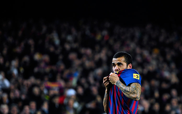 Barca v Real: Daniel Alves