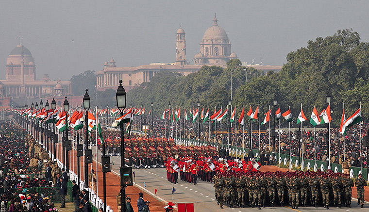 India Republic Day: The 63rd Republic Day of India parade at Rajpath, New Delhi