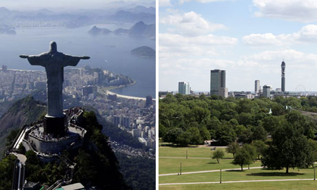 Christ the Redeemer in Rio de Janeiro and Primrose Hill