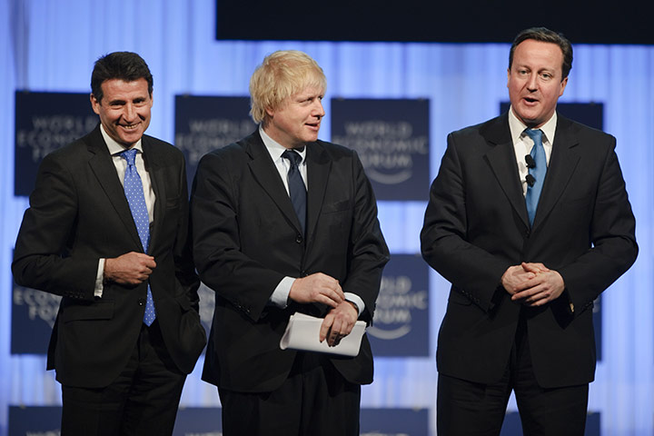 Davos: Coe, Johnson and Cameron at Davos