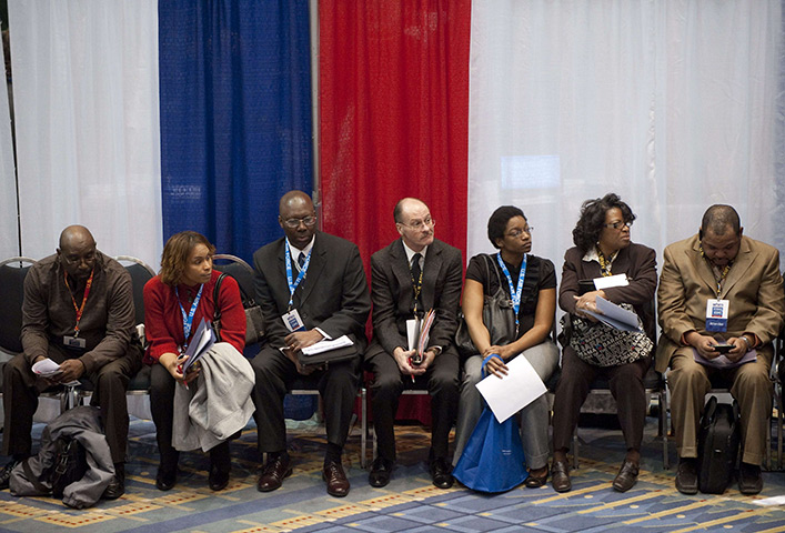 Week in Business: People wait to speak with coaches about polishing their CVs 