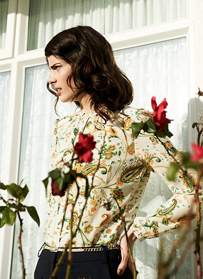 Paisley fashion: Blouse