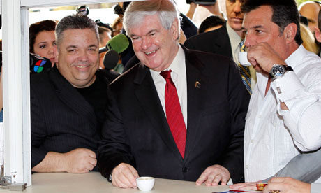 Newt Gingrich sets his sights on Floridas Latino communities Newt Gingrich little hava 007 Newt Gingrich sets his sights on Floridas Latino communities
