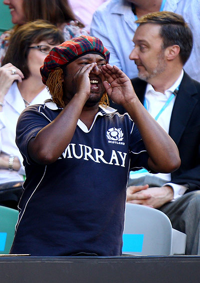 Murray v Djokovic: Andy Murray fan at the Australian Open