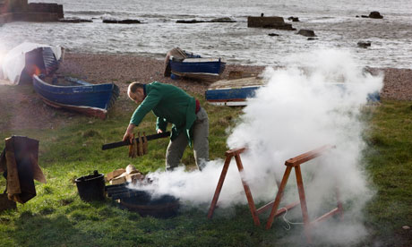 Iain Spink makes Arbroath Smokies