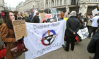 Protesters in the West En 003 Disability campaigners stage central London protest against welfare reforms