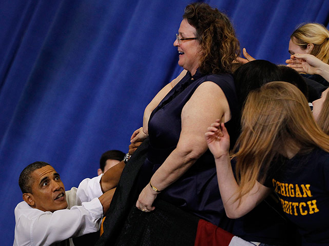 24 Hours: President Obama at the University of Michigan